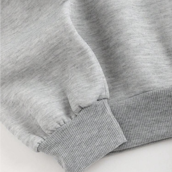 Gray Star Print Kids Pajamas - Picture 6 of 6